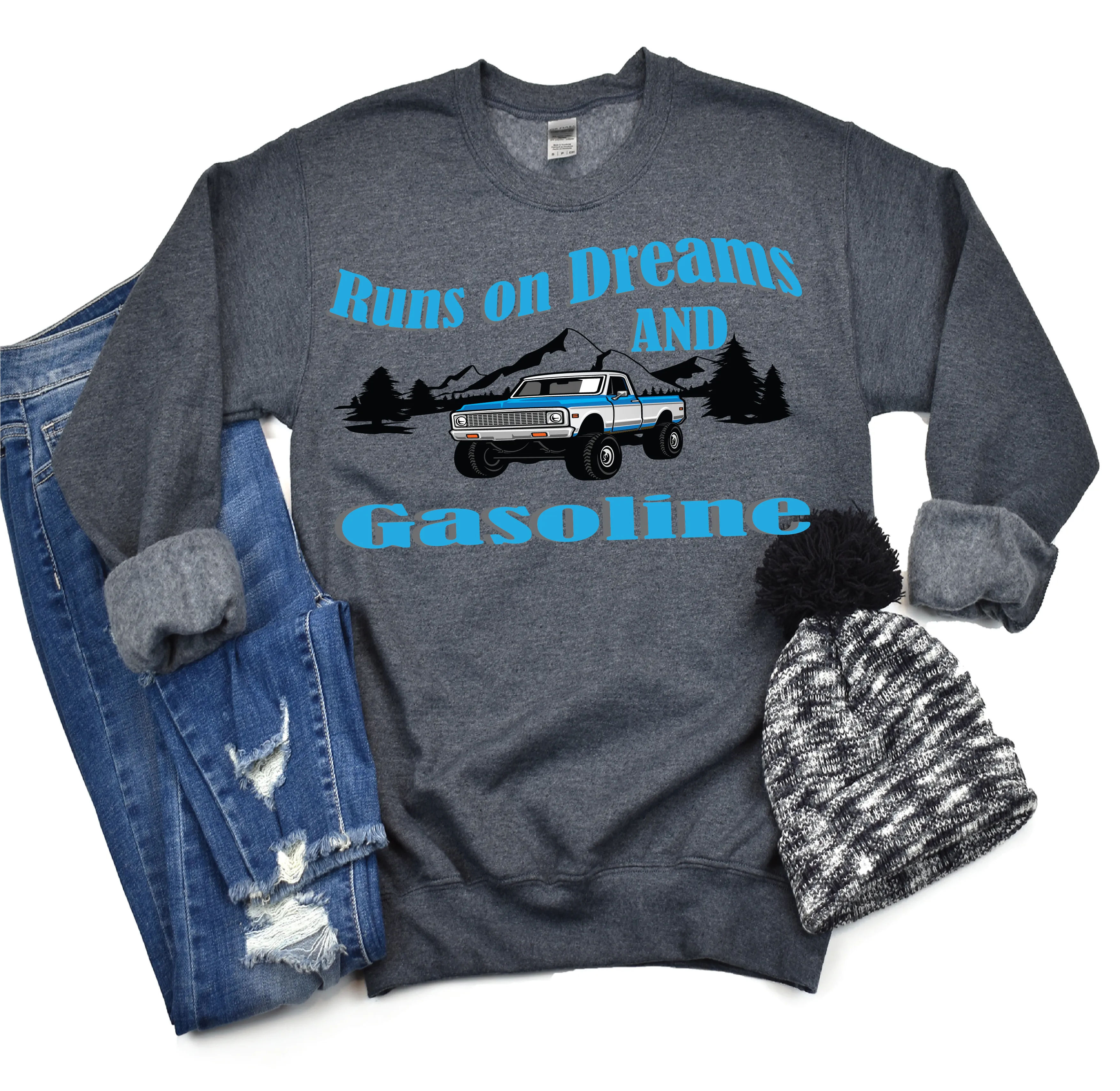 1282 Runs on Dreams and Gasoline DTF/Sublimation