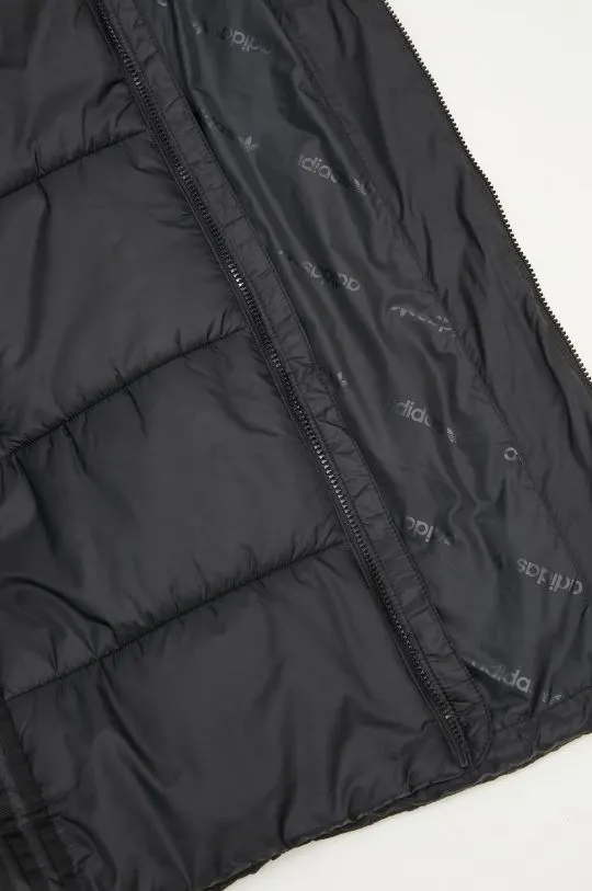 adidas Originals jacket Long Puffer women's black color IW5858