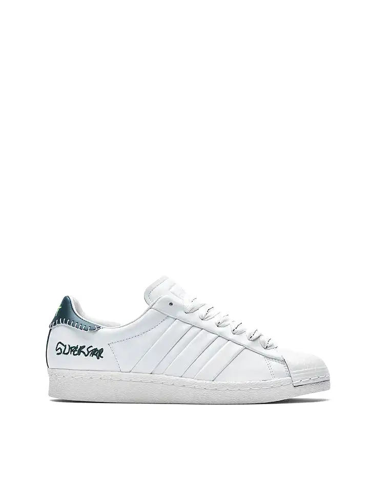 Adidas Originals Jonah Hill Superstar Trainer C White / Greennit / O White