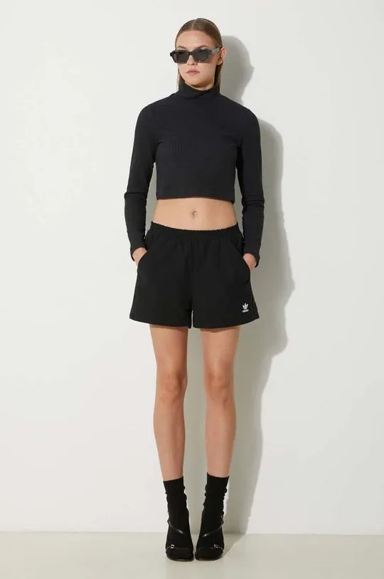 adidas Originals shorts Adicolor women's black color