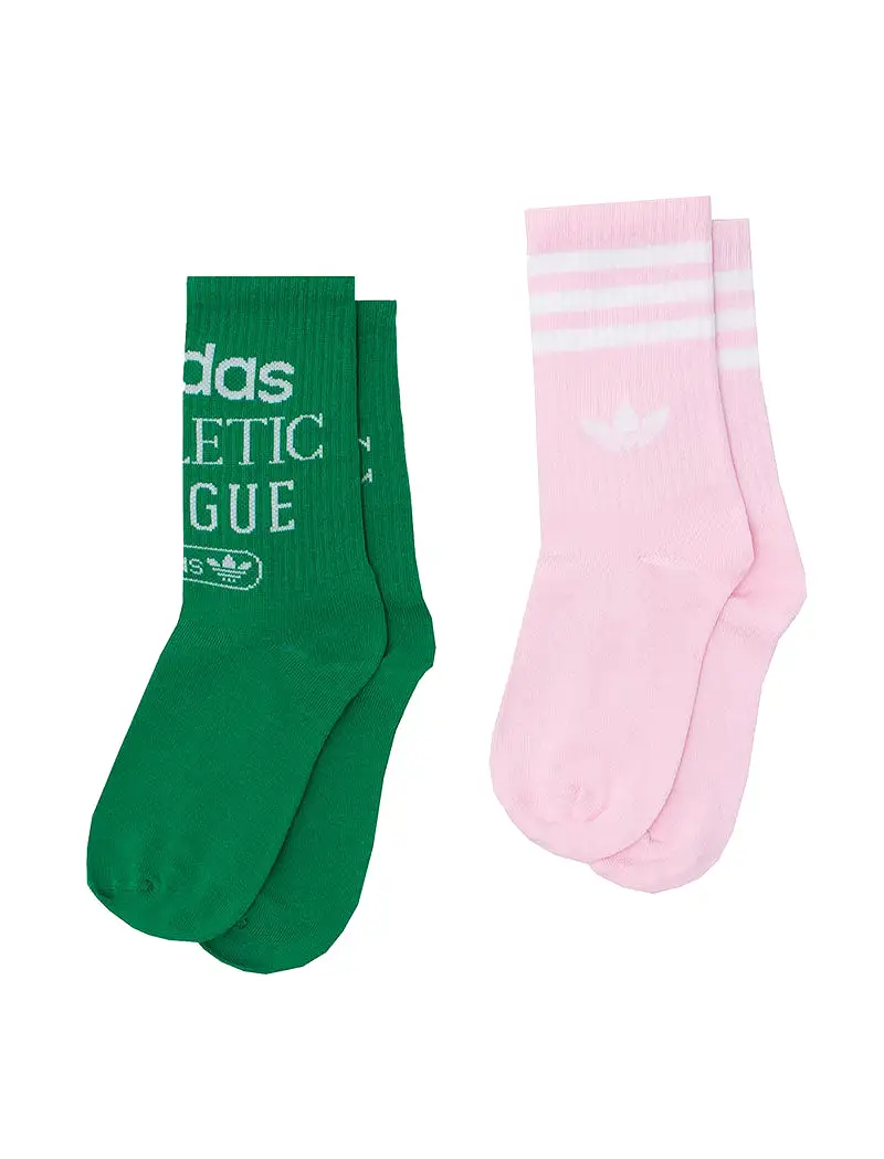 Adidas Originals Socks 2 Pack Green / Clear Pink