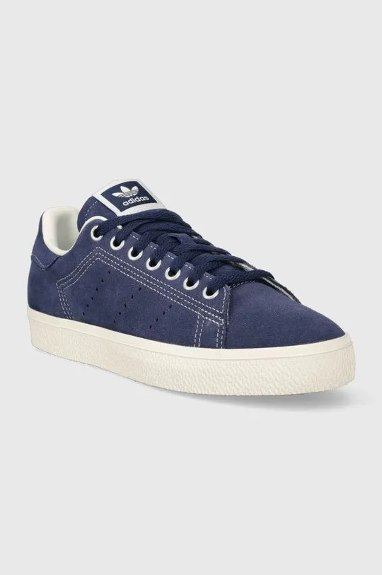 adidas Originals suede sneakers STAN SMITH CS navy blue color