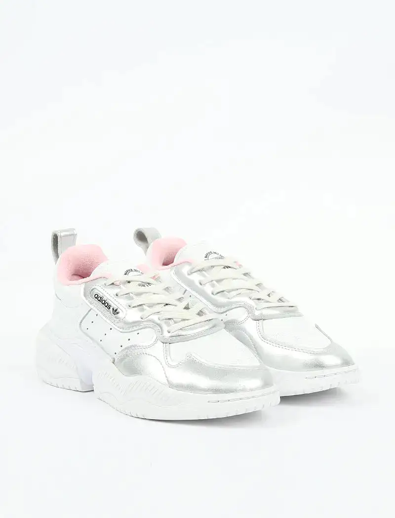 Adidas Originals Supercourt Rxw Trainer Tru Pink / Cry White / Ftwwht