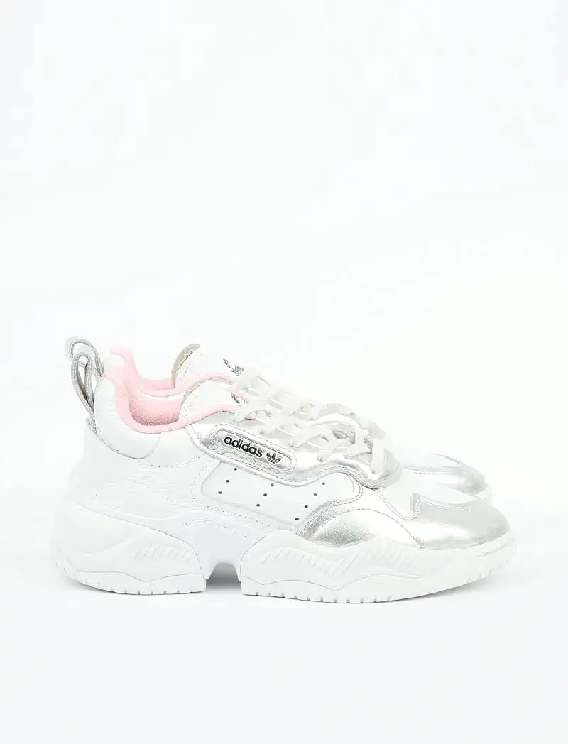 Adidas Originals Supercourt Rxw Trainer Tru Pink / Cry White / Ftwwht