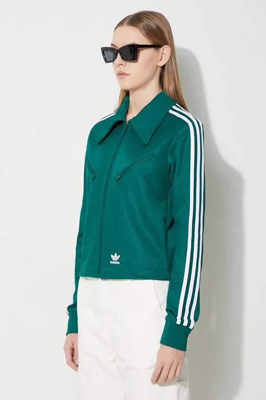 adidas Originals sweatshirt Montreal Track Top women's green color IP0630