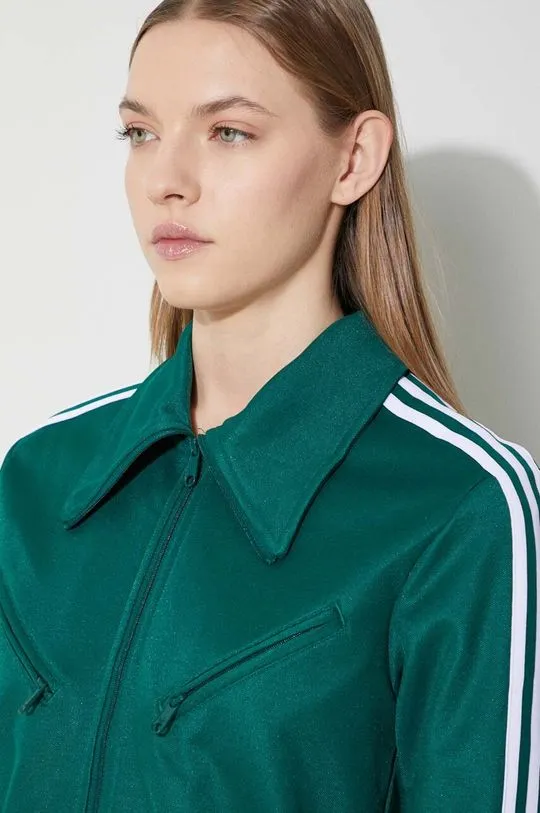 adidas Originals sweatshirt Montreal Track Top women's green color IP0630