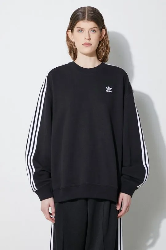 adidas Originals sweatshirt women's black color