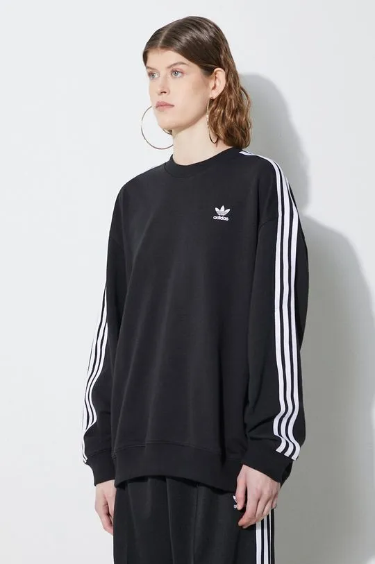 adidas Originals sweatshirt women's black color