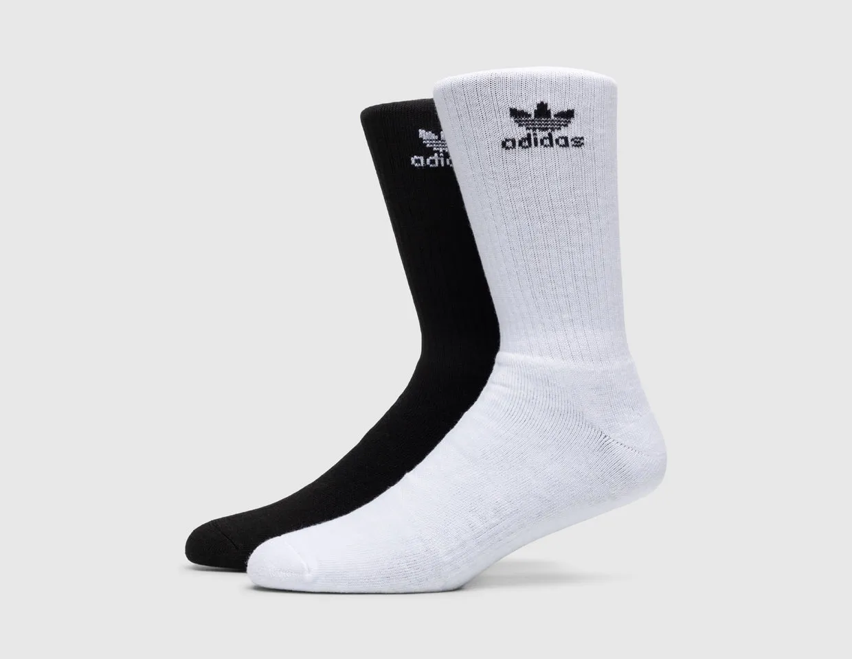 adidas Originals Trefoil Crew Socks (6 Pack) / Black