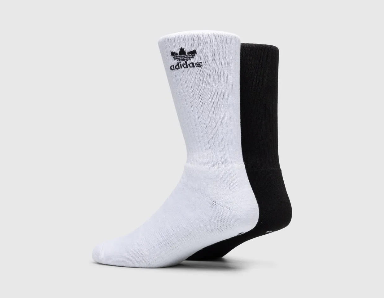 adidas Originals Trefoil Crew Socks (6 Pack) / Black