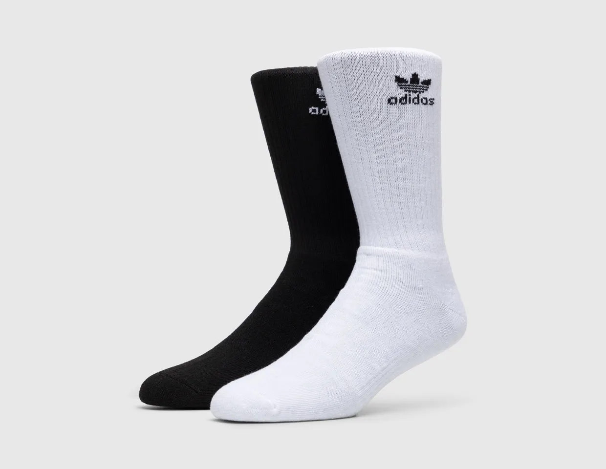 adidas Originals Trefoil Crew Socks (6 Pack) / Black