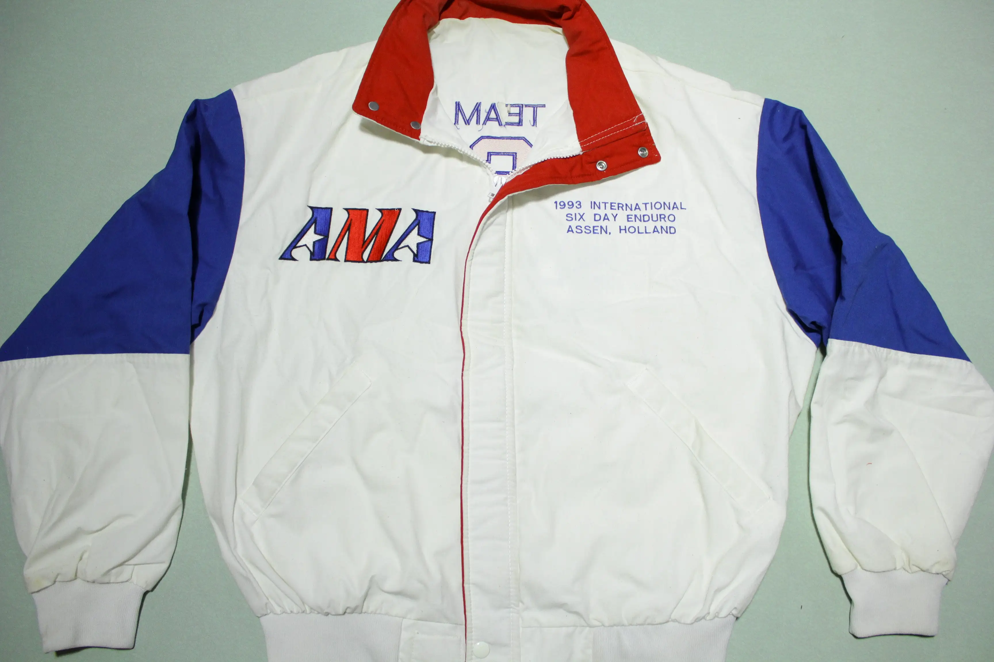 AMA Team USA ISDE 1993 Vintage 90's Moto Wear International Motocross Jacket