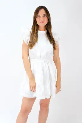 Angelic Tiered Mini Dress