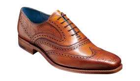 Barker McClean Classic Full Brogue Oxford Shoe - Antique Rosewood Paisley