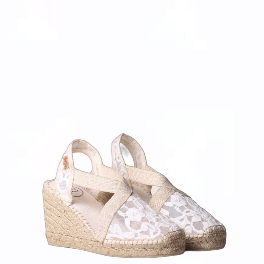 Basic Cotton Blend Wedge Espadrille for Women - Terra-7ZD