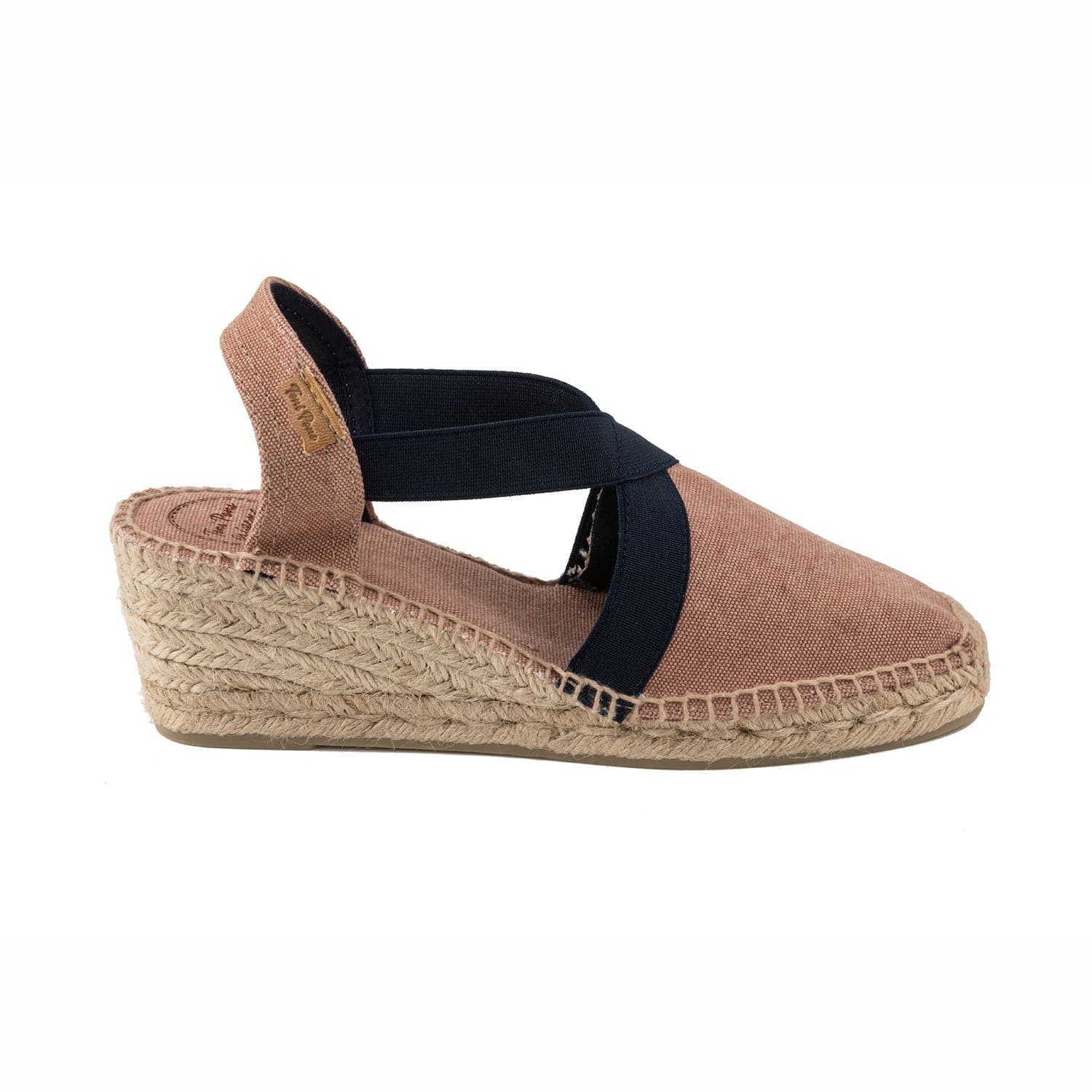 Basic Cotton Blend Wedge Espadrille for Women - Terra-BC