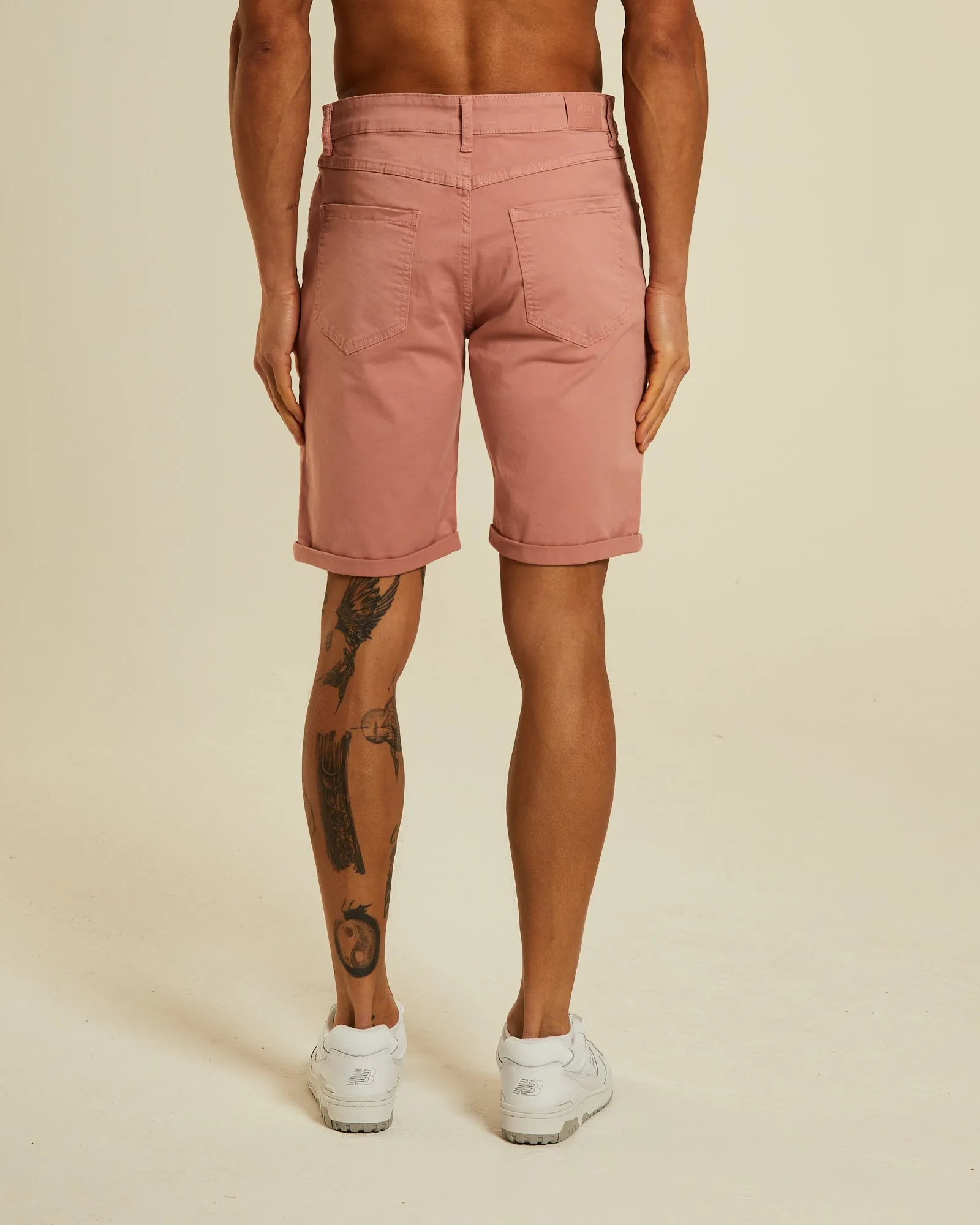 Beck 5 Pocket Short Plaster Pink