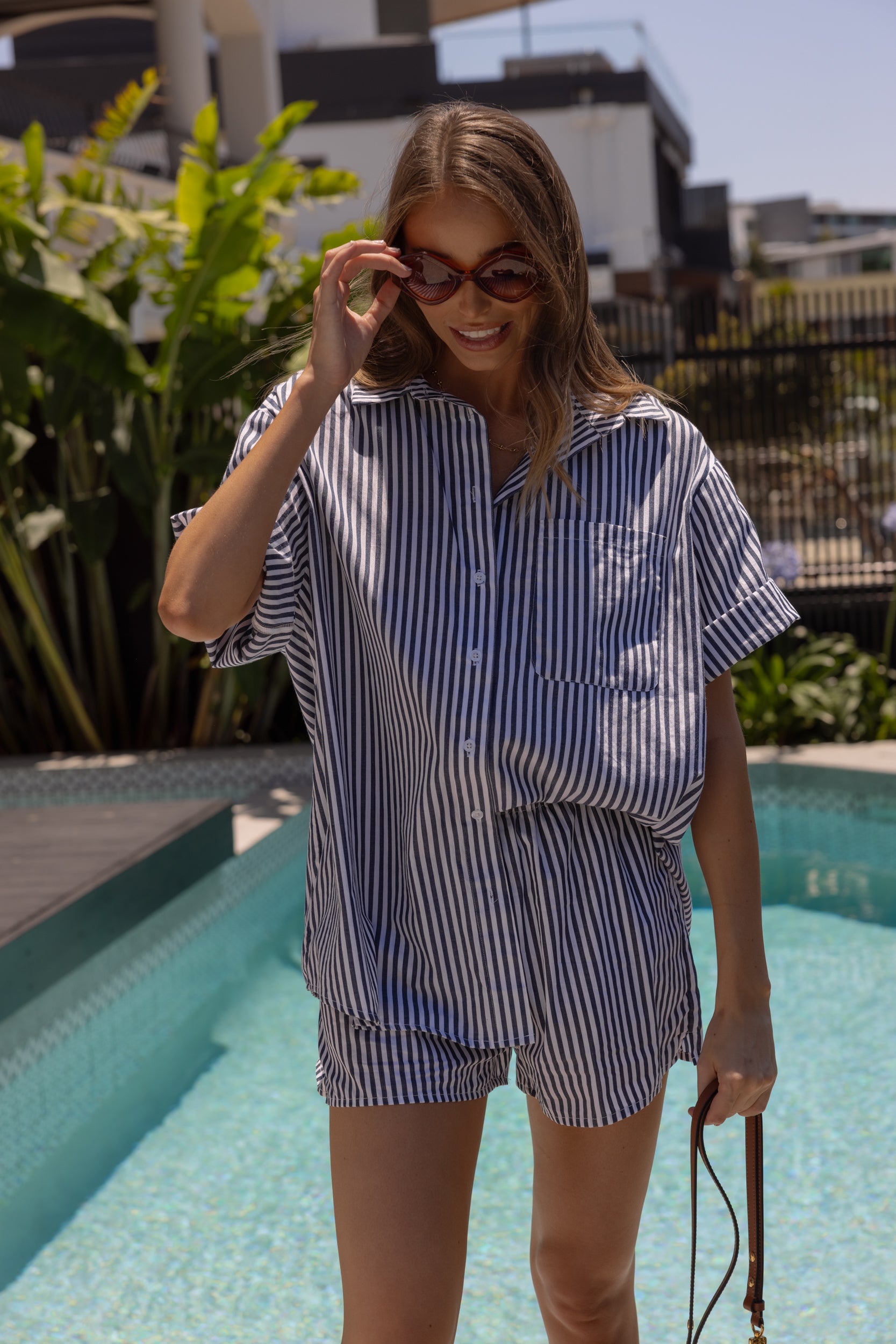 BOXER Shorts Navy Stripe