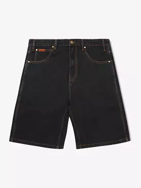 Butter Goods Baggy Denim Shorts - Washed Black