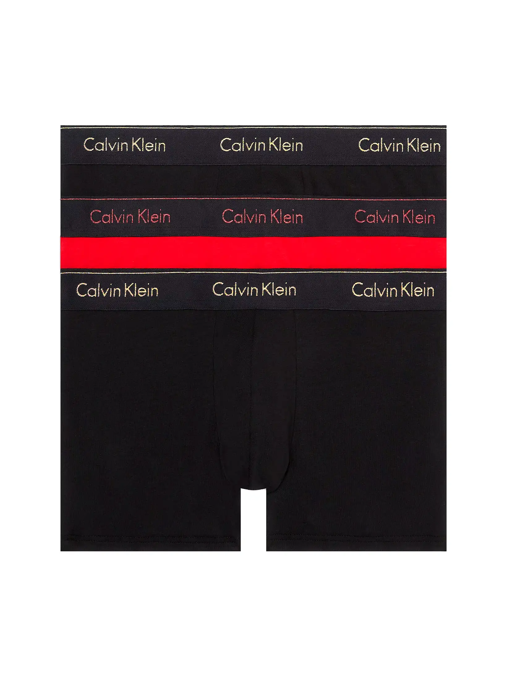 Calvin Klein Mens Low Rise Boxer Trunks (3-Pack)