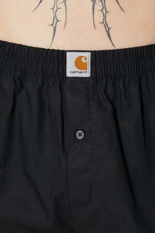 Carhartt WIP cotton boxer shorts black color