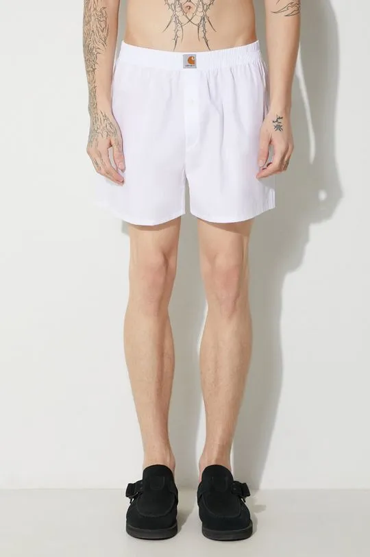 Carhartt WIP cotton boxer shorts white color