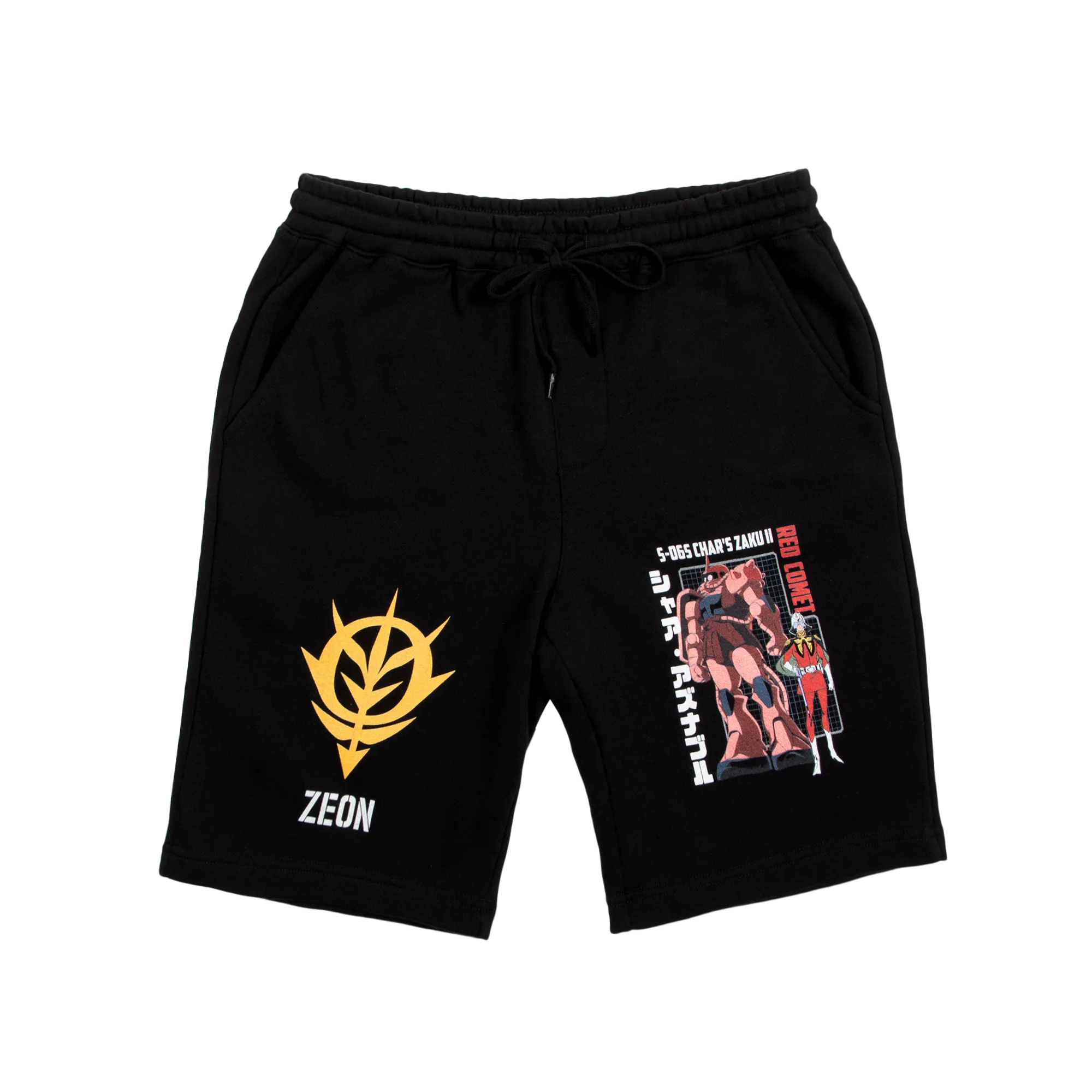 Char's Zaku II Black Shorts