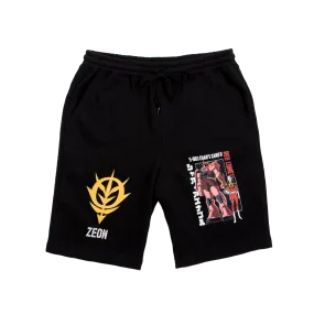 Char's Zaku II Black Shorts