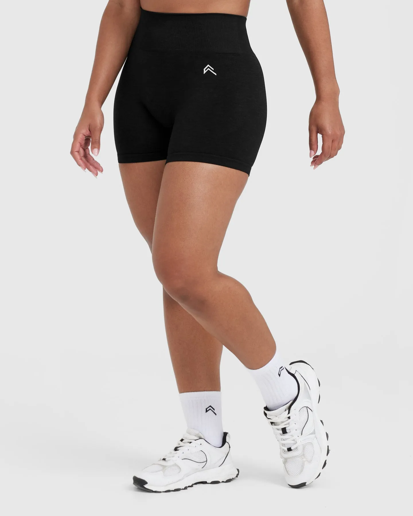 Classic Seamless 2.0 Booty Shorts | Black Marl