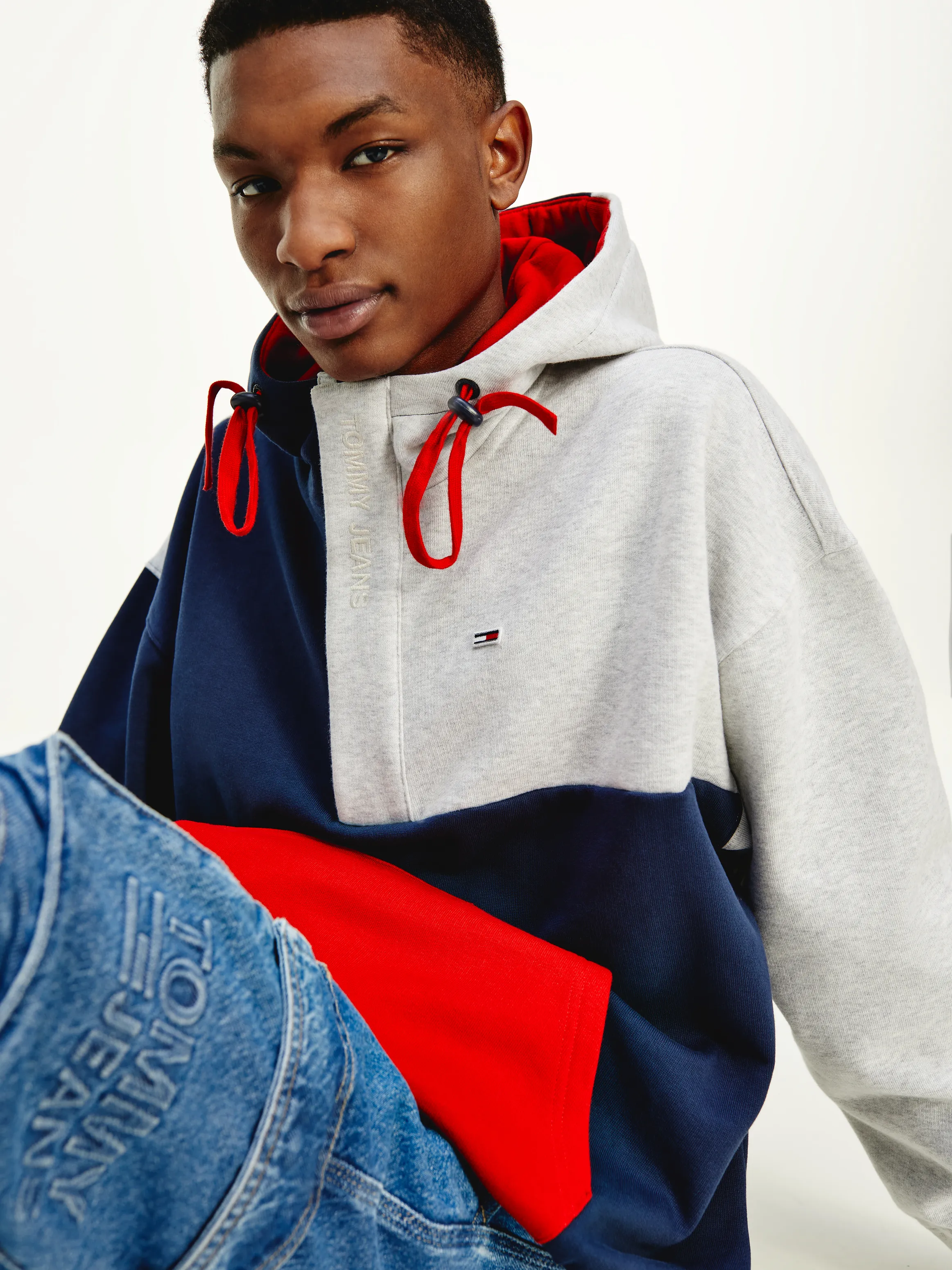 Colour-Blocked Toggle Cord Hoodie | Hoodies | Tommy Hilfiger