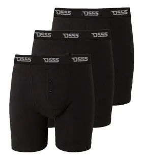 D555 Driver 3-Pack Boxer Shorts Black