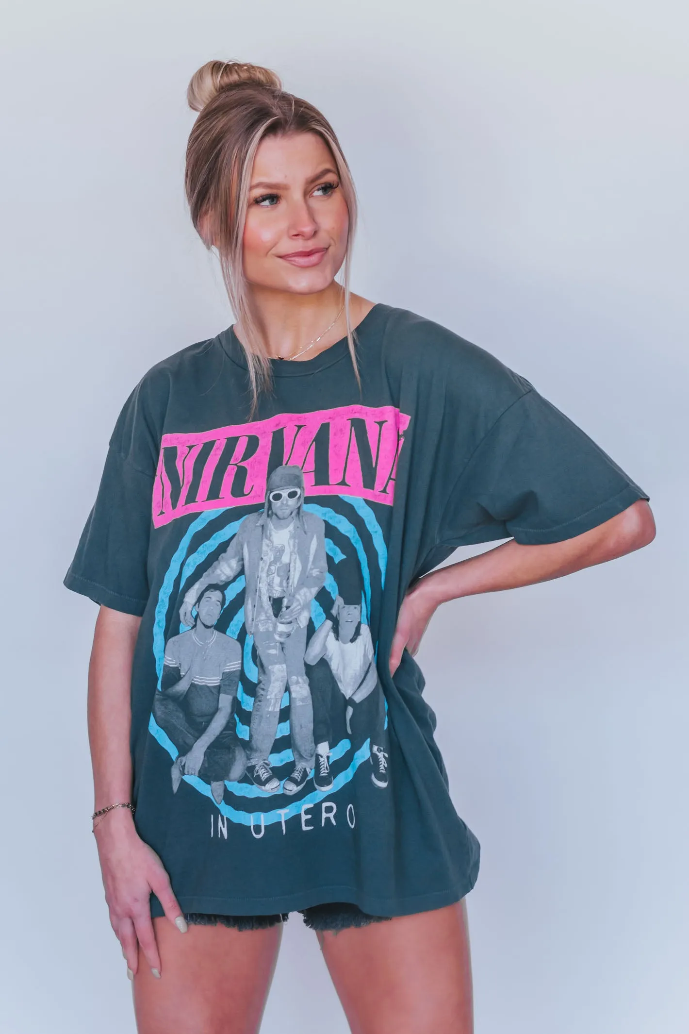 Daydreamer Nirvana In Utero Photo Merch Tee