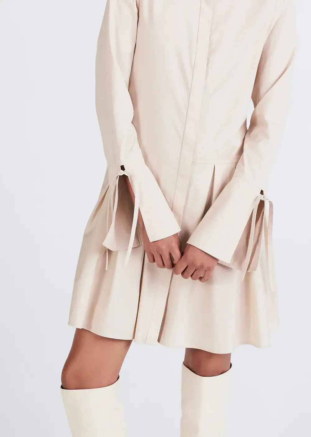 Derek Lam 10 Crosby Andrea Long Sleeve Mini Shirtdress