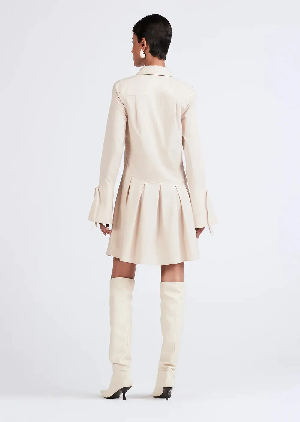 Derek Lam 10 Crosby Andrea Long Sleeve Mini Shirtdress