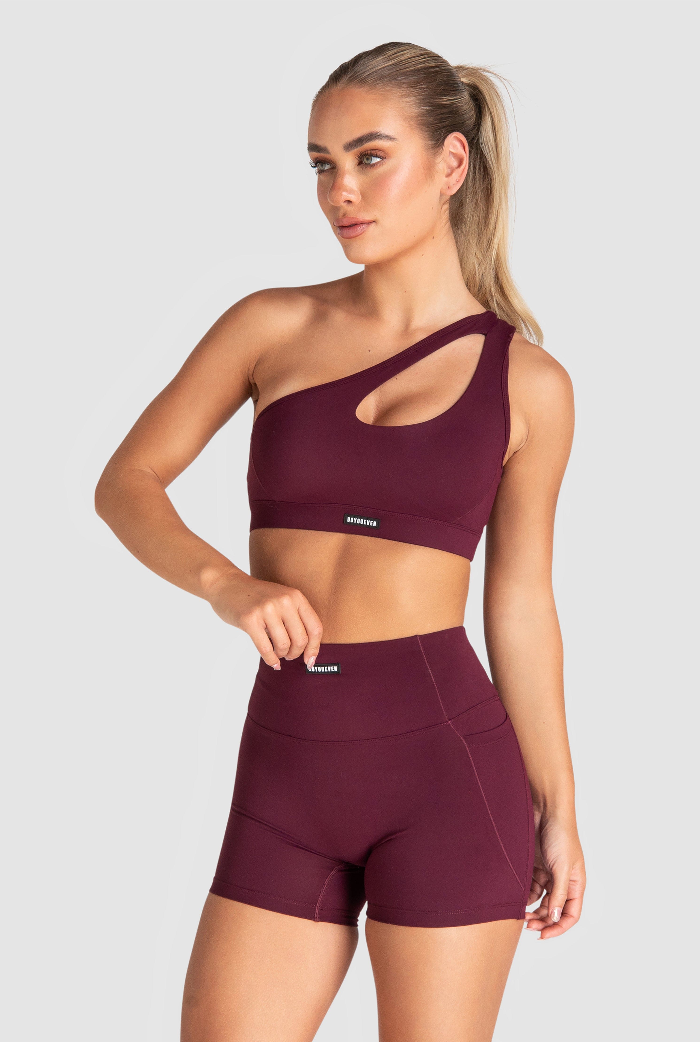 Desire Shorts - Wine Red