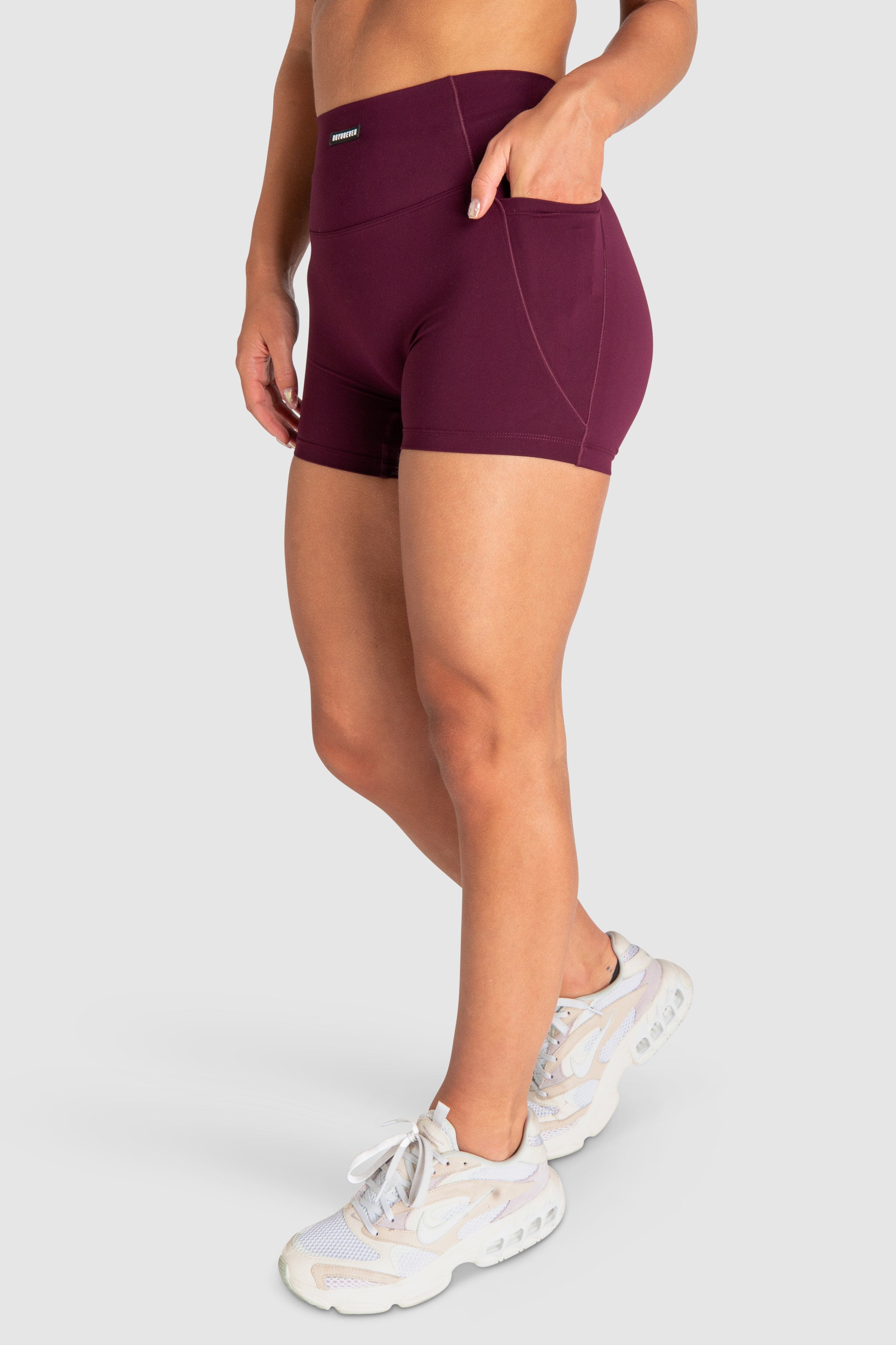 Desire Shorts - Wine Red