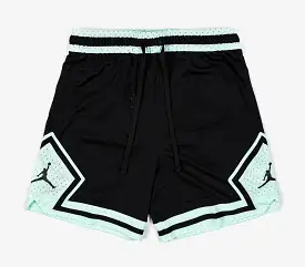 Diamond Dri-Fit Mens Shorts (Black/Green)