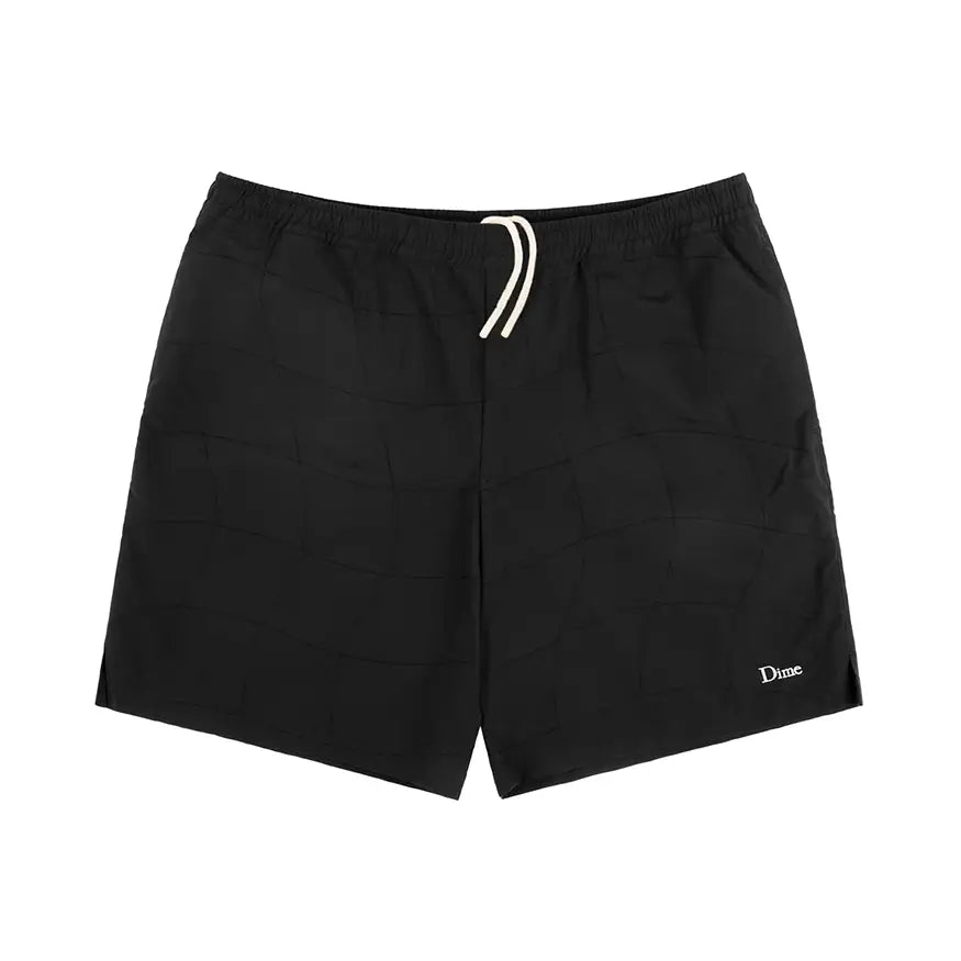 Dime MTL Wave Quilted Shorts - Black