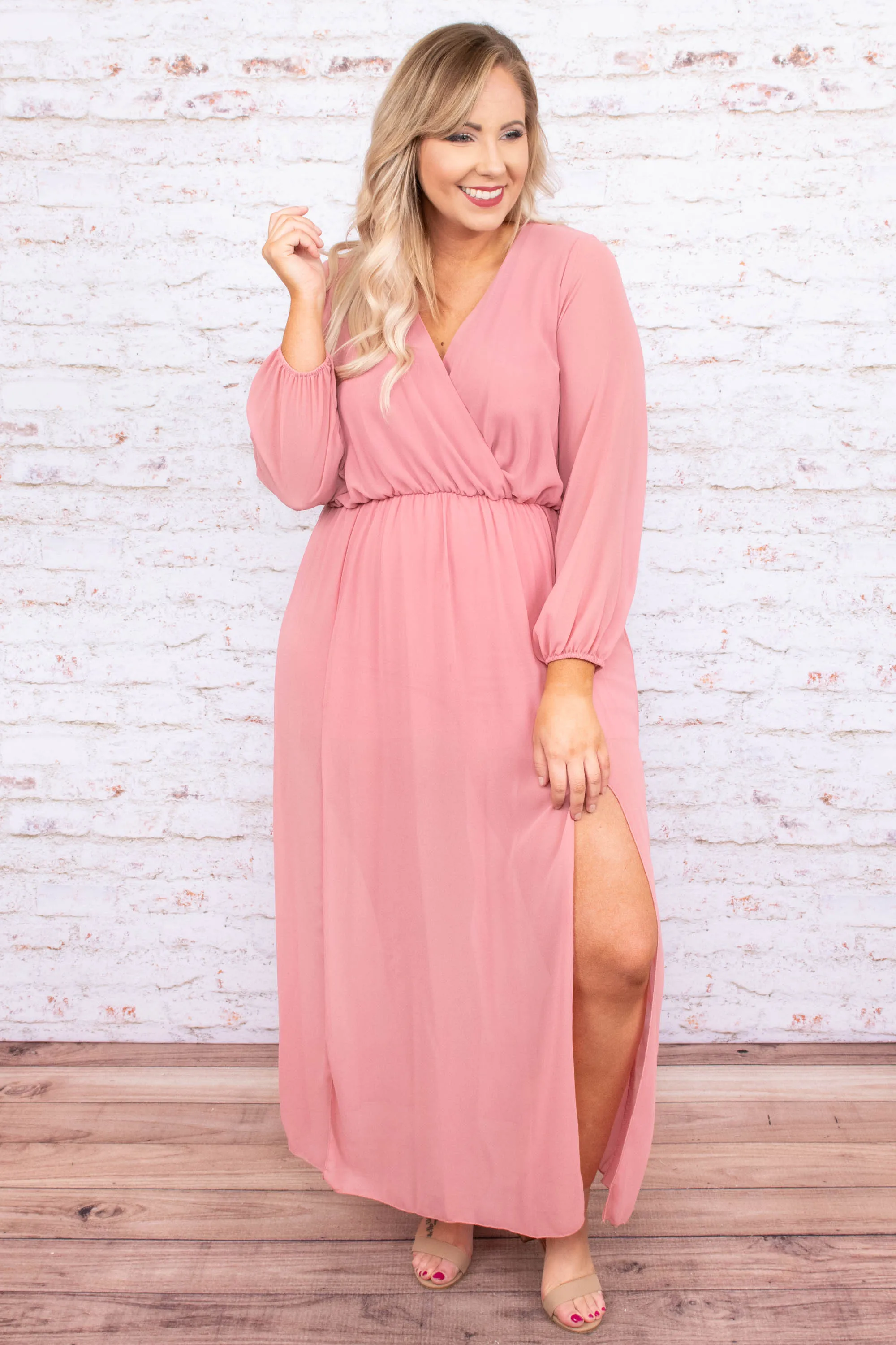 Dream Date Maxi Dress, Mauve