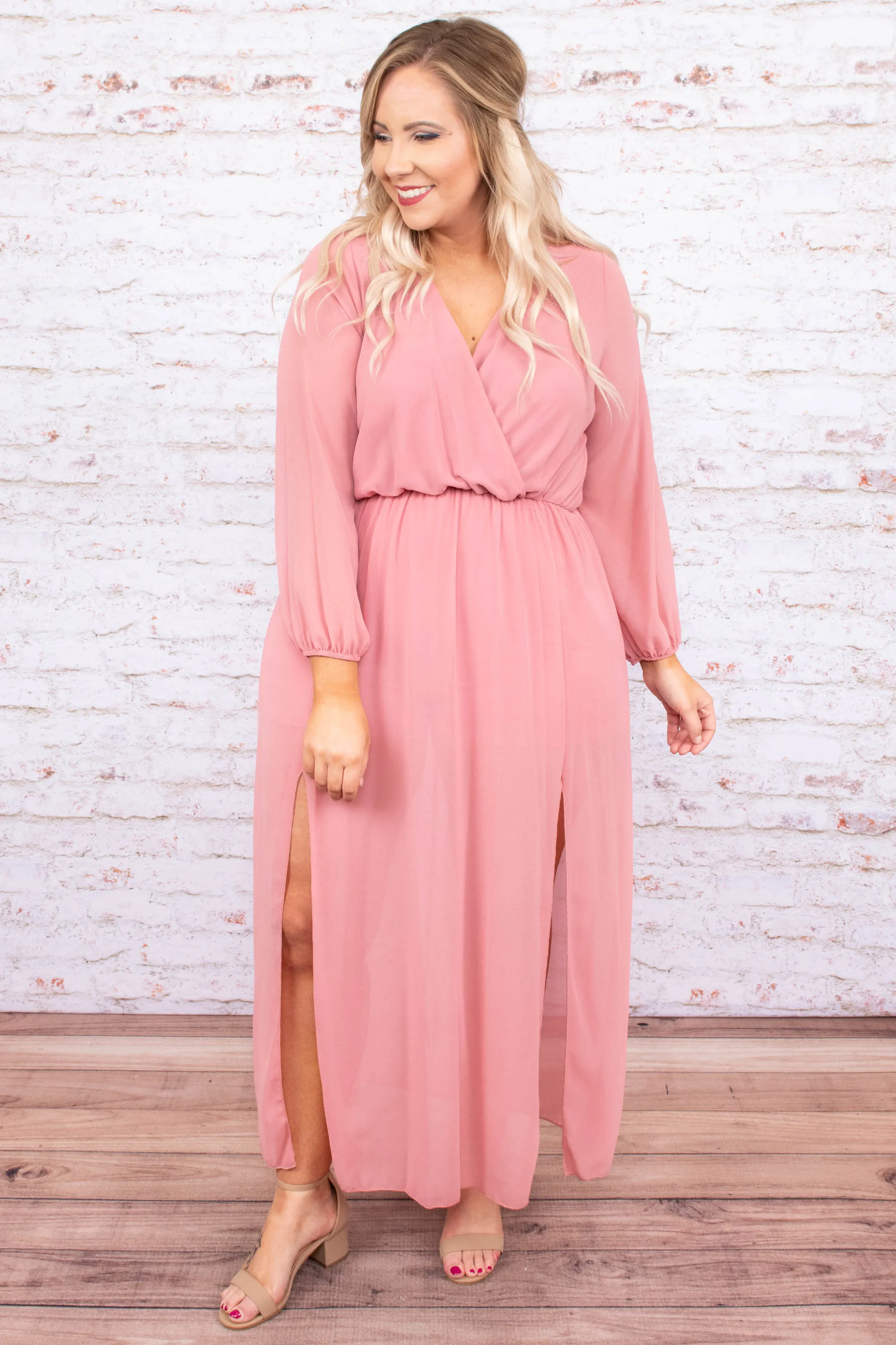 Dream Date Maxi Dress, Mauve