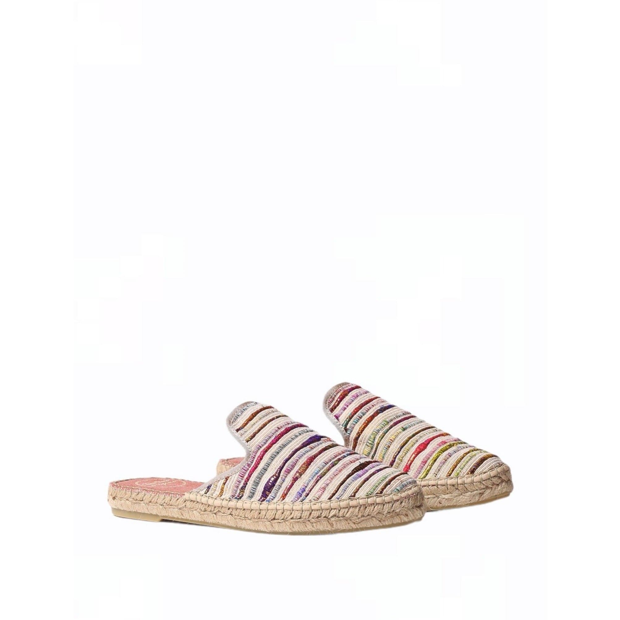 Embroidered Cotton Blend Wedge Espadrille for Women - Ona-SN