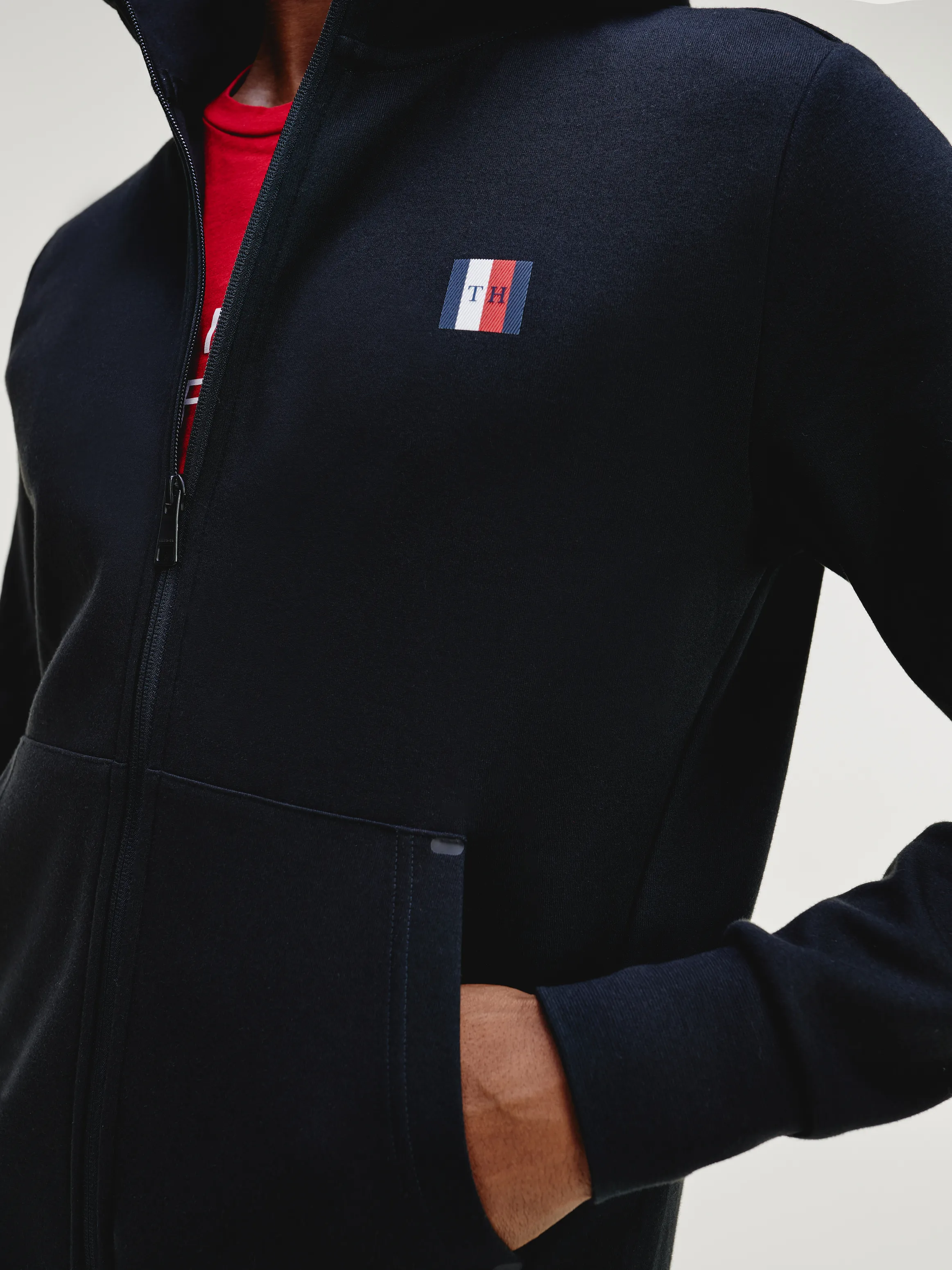 Essential Zip-thru Hoodie | Sweatshirts & Hoodies | Tommy Hilfiger