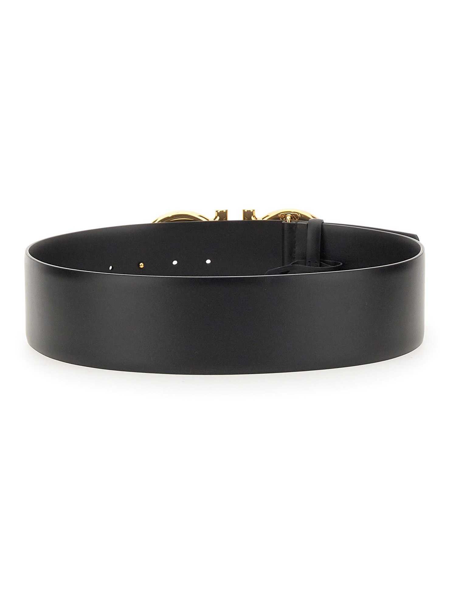 FERRAGAMO    HIGH LEATHER HOOKS BELT