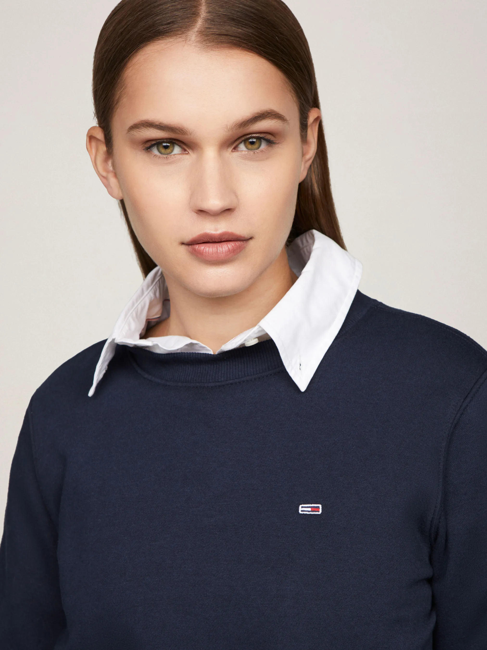 Flag Crew Neck Sweatshirt | Sweatshirts & Hoodies | Tommy Jeans