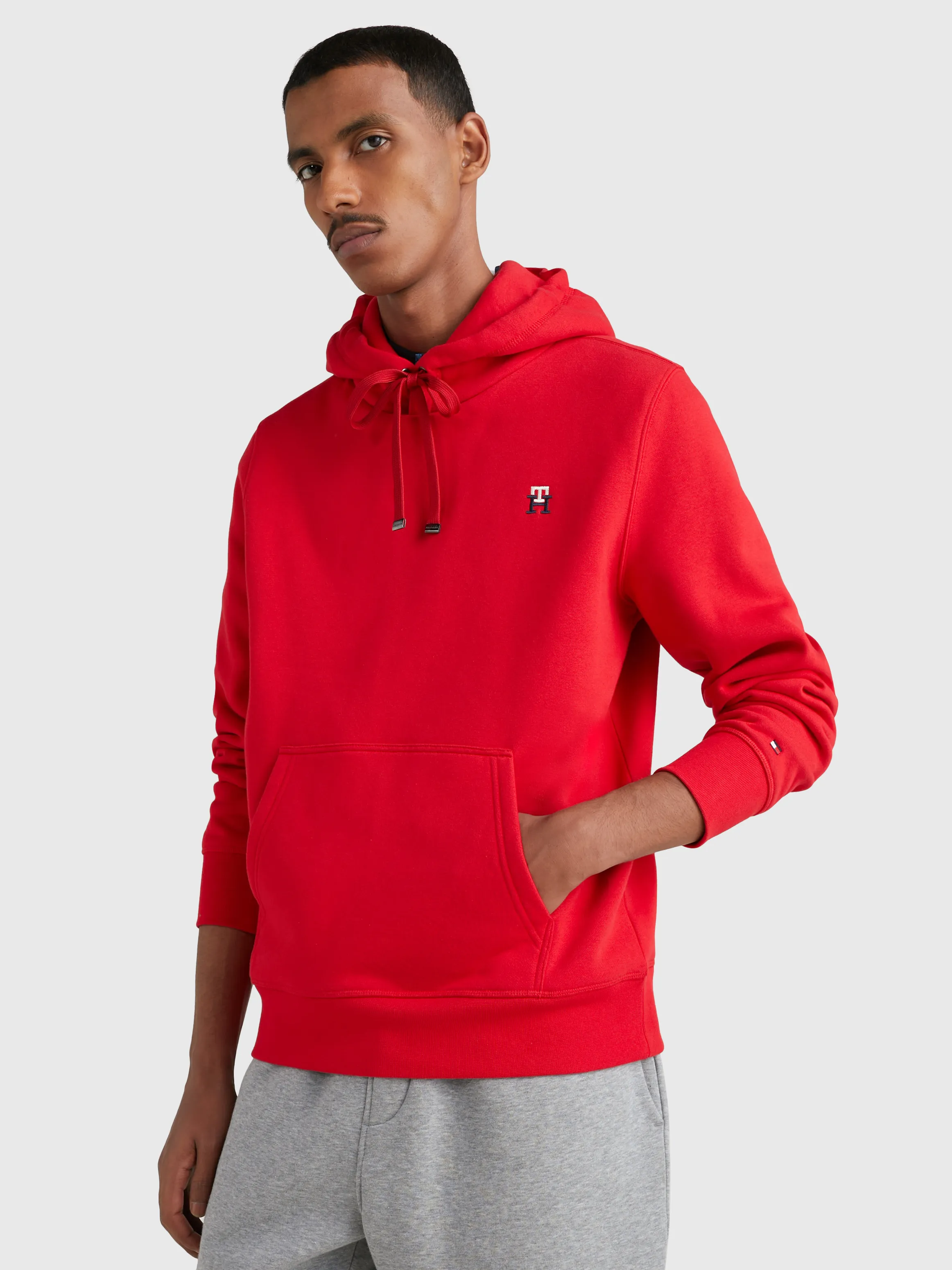 Fleece Monogram Hoodie | Sweatshirts & Hoodies | Tommy Hilfiger