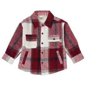 Goldie And Ace Rowan Check Shirt - Burgundy Navy