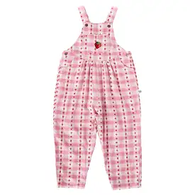 Goldie And Ace Vintage Overall - Berry Gingham