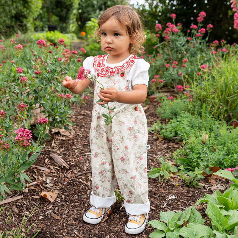 Goldie And Ace Vintage Overall - Strawberry Fields