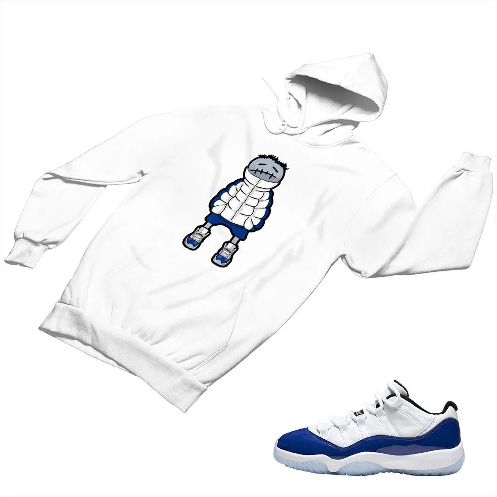 Jordan 11 Concord Matching Custom Designed Hoodies JD 11-5-6-11