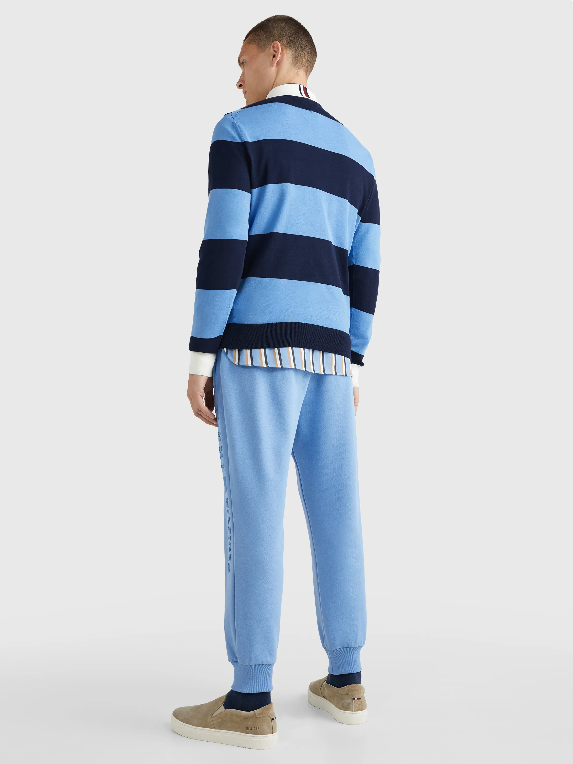 Knitted Stripe Rugby Shirt | Sweatshirts & Hoodies | Tommy Hilfiger